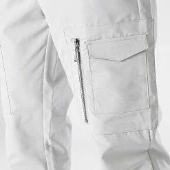 Pantalon Cargo KL-2080 Gris de ADJ 7 Pantalon Cargo KL-2080 Gris de ADJ -ADJ Soldes ikao 323463 KL 2080 LIGHT GREY 20220621T135927 02